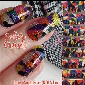 Color Crush MARDI GRAS/ NOLA nail Polish Strips
